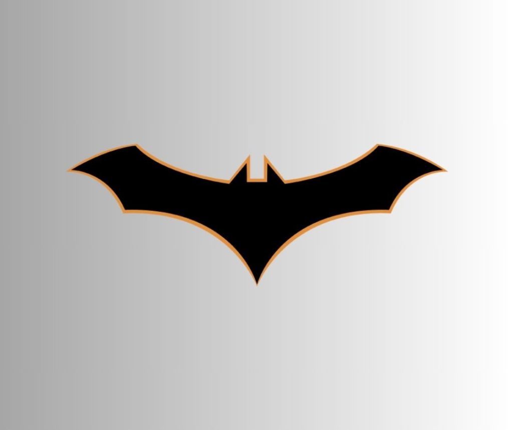 The emergence of the Batman logo through time and space